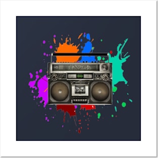 Boom Box T-Shirt Posters and Art